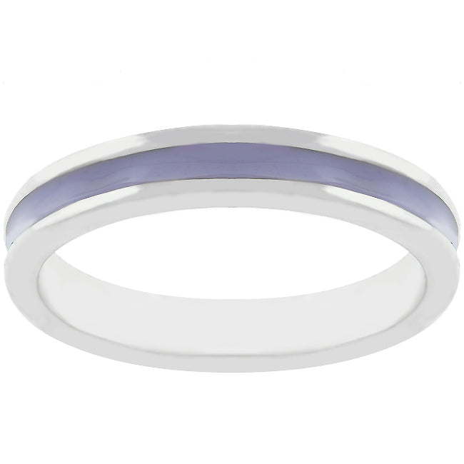 LOVCIA Lavender Enamel Infinity Band