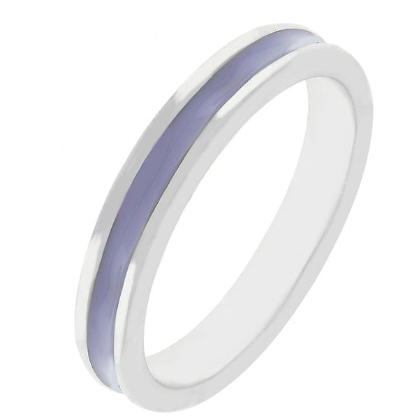 LOVCIA Lavender Enamel Infinity Band