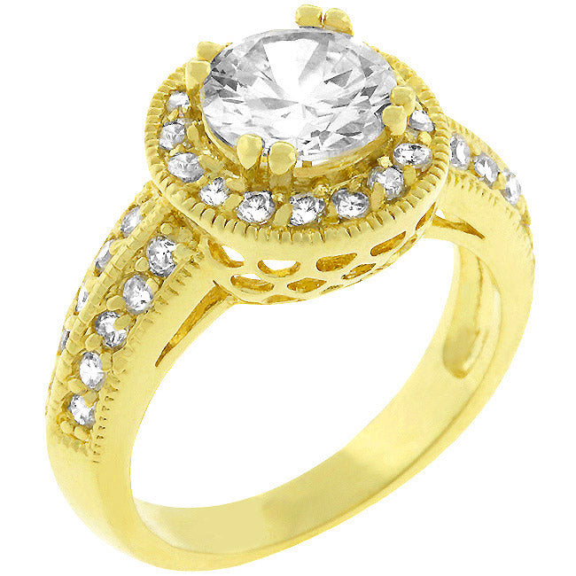 LOVCIA Radiant Pave Halo Royalty Engagement Ring