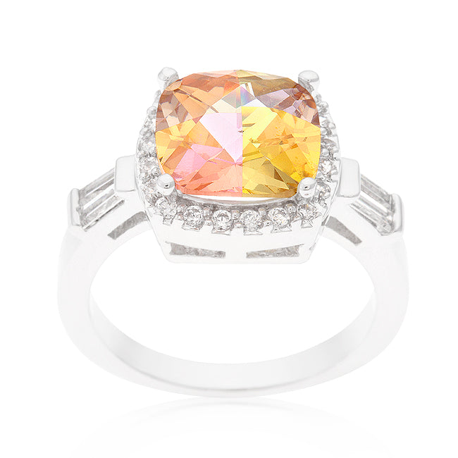 LOVCIA Luxe Essence Multicolor Cocktail Ring