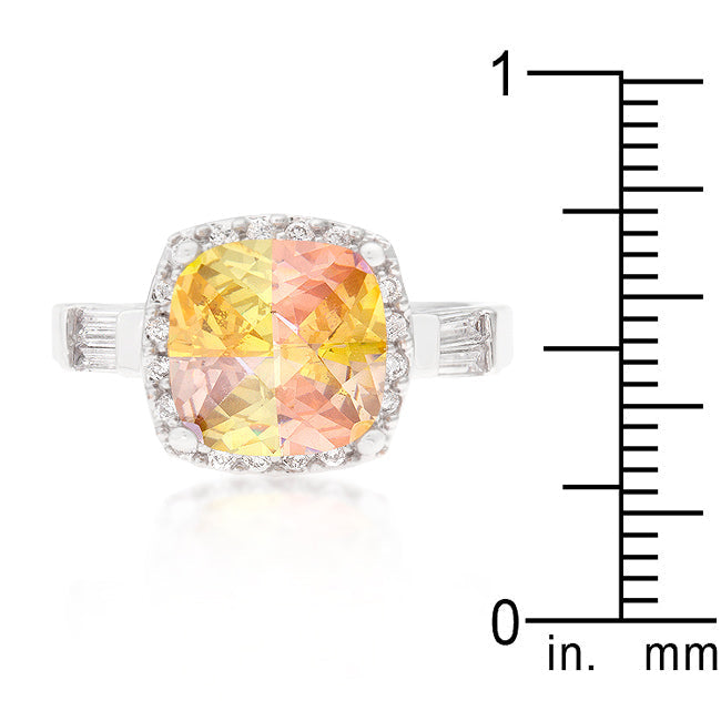 LOVCIA Luxe Essence Multicolor Cocktail Ring