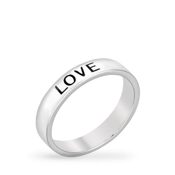 LOVCIA Platinum Luster Love Band