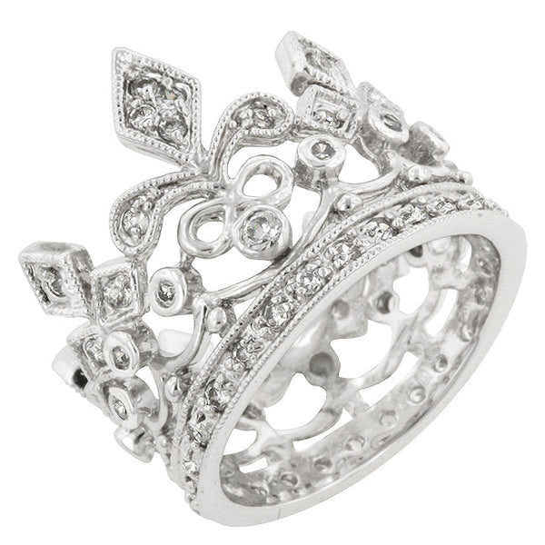 LOVCIA Forever Cubic Zirconia Regal Eternity Band