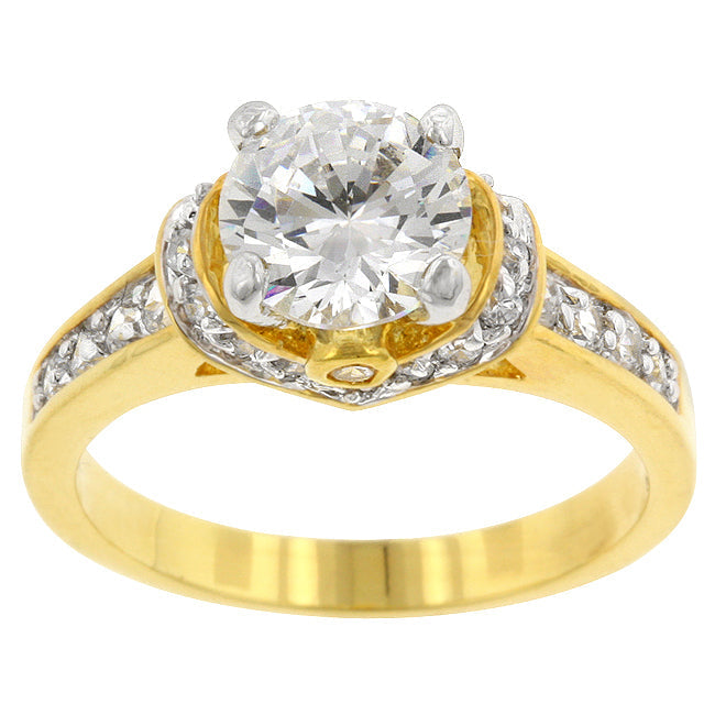 LOVCIA Radiant Monarch Gold Ring