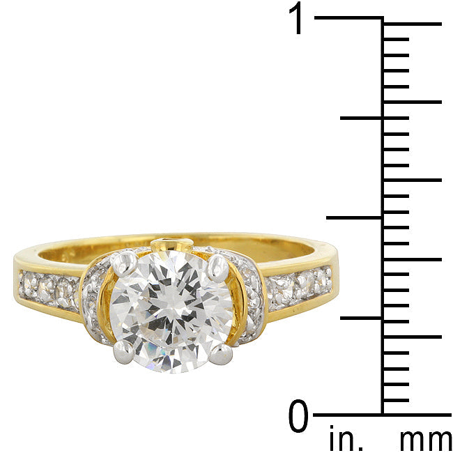 LOVCIA Radiant Monarch Gold Ring