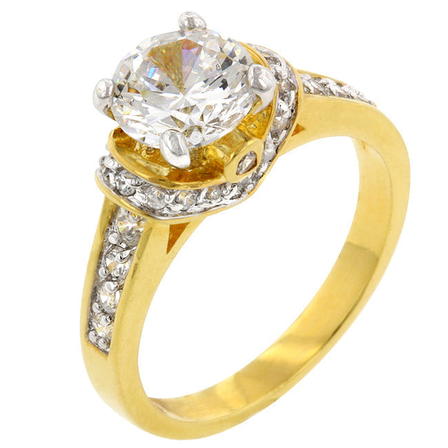 LOVCIA Radiant Monarch Gold Ring