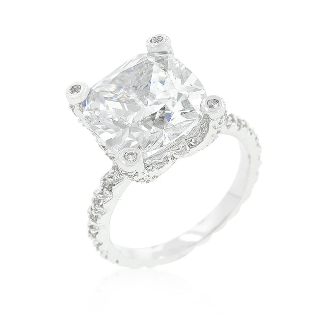 LOVCIA Radiant Cushion-Cut Engagement Ring