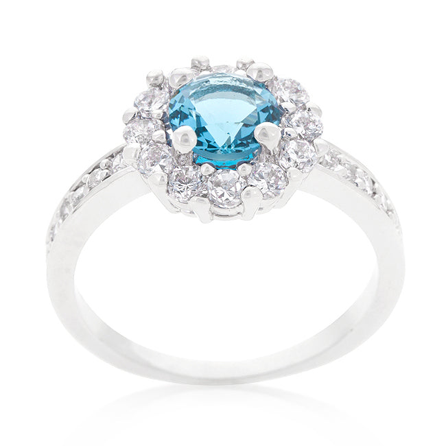 LOVCIA Forever Blue Birthstone Engagement Ring