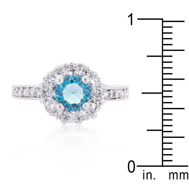 LOVCIA Forever Blue Birthstone Engagement Ring