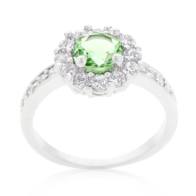 LOVCIA Emerald Bella Birthstone Engagement Ring