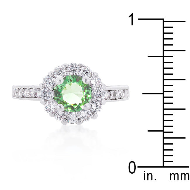 LOVCIA Emerald Bella Birthstone Engagement Ring