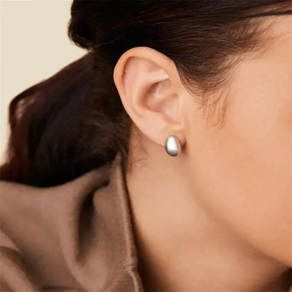 Lovcia Fashion Simple Stainless Steel Earrings-Earrings-Gold-Gold