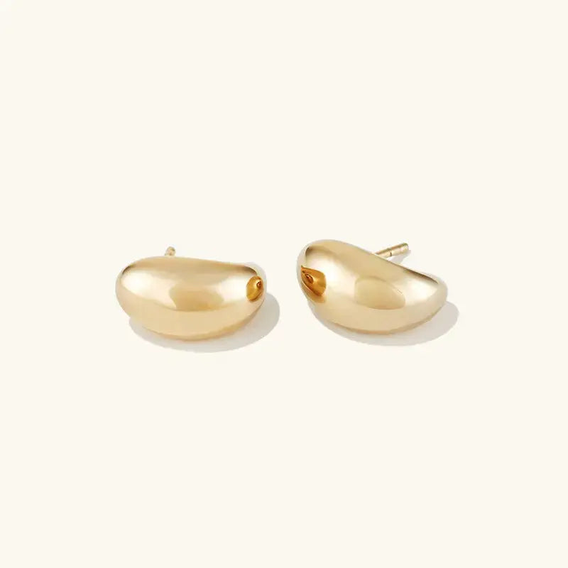 Lovcia Fashion Simple Stainless Steel Earrings-Earrings-Gold-Gold