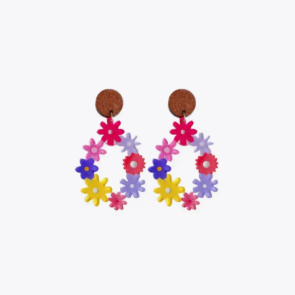 Lovcia Floral Teardrop Earrings-Earrings-Style A-One Size-Style A