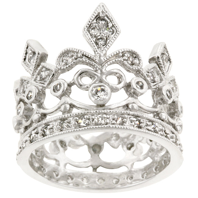 Lovcia Forever Cubic Zirconia Regal Eternity Band-Rings-5-5