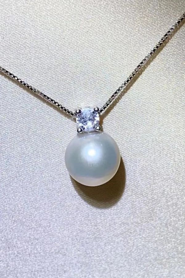Lovcia Freshwater Pearl 925 Sterling Silver Necklace-Necklaces-Silver-One Size-Silver