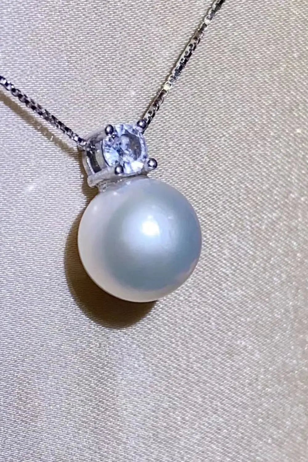 Lovcia Freshwater Pearl 925 Sterling Silver Necklace-Necklaces-Silver-One Size-Silver