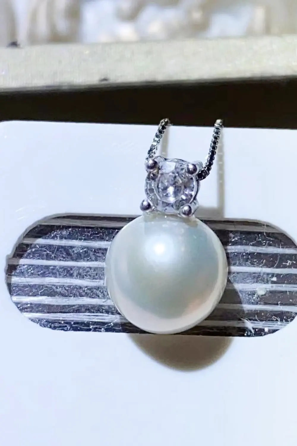 Lovcia Freshwater Pearl 925 Sterling Silver Necklace-Necklaces-Silver-One Size-Silver
