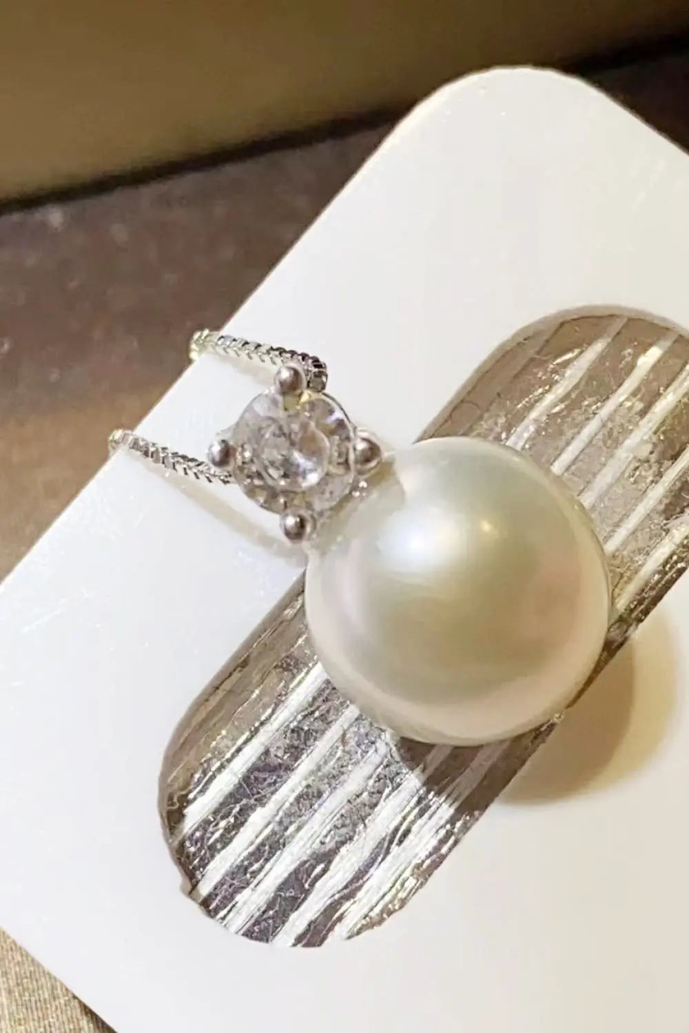 Lovcia Freshwater Pearl 925 Sterling Silver Necklace-Necklaces-Silver-One Size-Silver