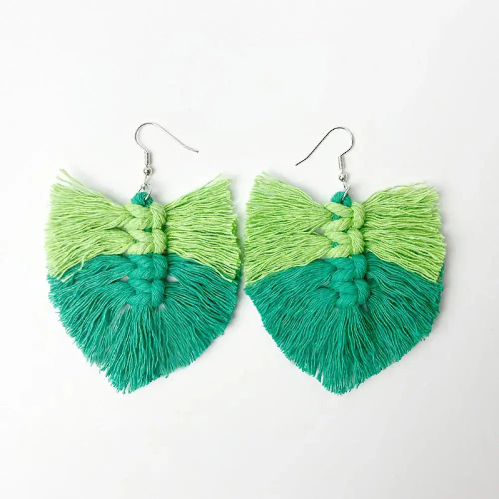 Lovcia Fringe Detail Dangle Earrings-Earrings-Style A-One Size-Style A