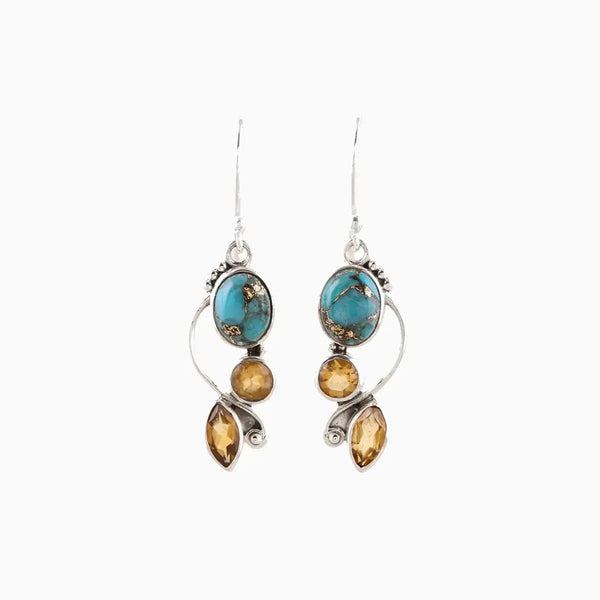 Lovcia Geometric Alloy Dangle earrings-Earrings-Silver-One Size-Silver
