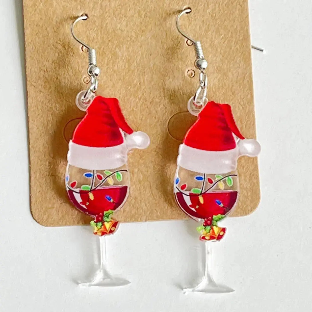 Lovcia Geometric Shape Acrylic Dangle Earrings-Earrings-Style A-One Size-Style A