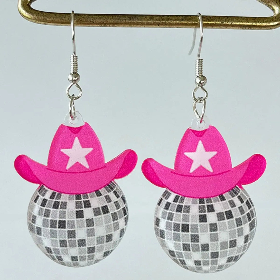Lovcia Geometric Shape Acrylic Dangle Earrings-Earrings-Style A-One Size-Style A