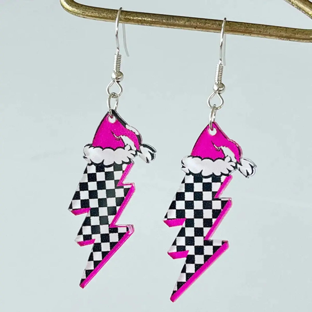 Lovcia Geometric Shape Acrylic Dangle Earrings-Earrings-Style C-One Size-Style C