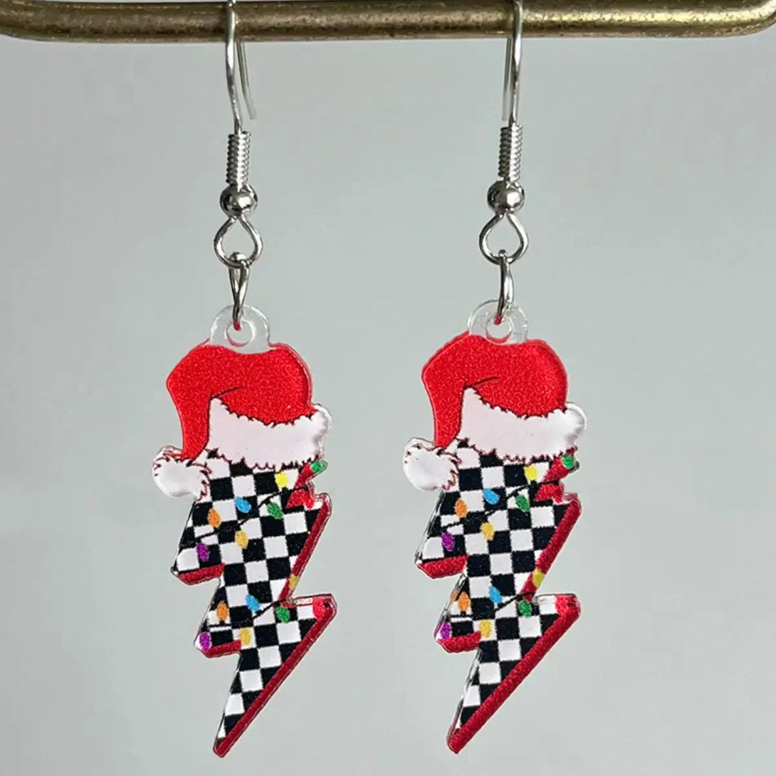 Lovcia Geometric Shape Acrylic Dangle Earrings-Earrings-Style G-One Size-Style G