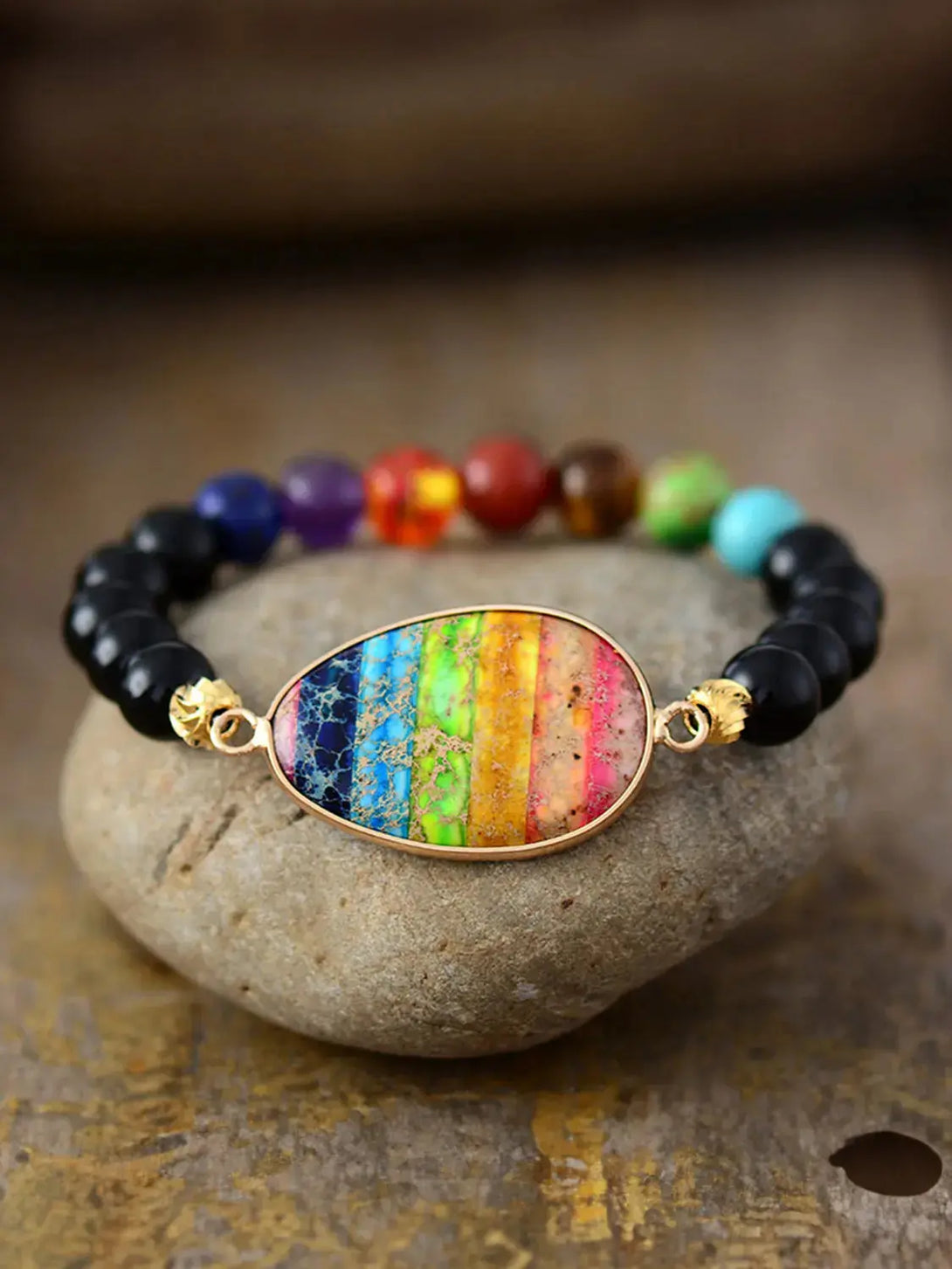 Lovcia Geometrical Shape Beaded Bracelet-Bracelets-Multicolor-One Size-Multicolor