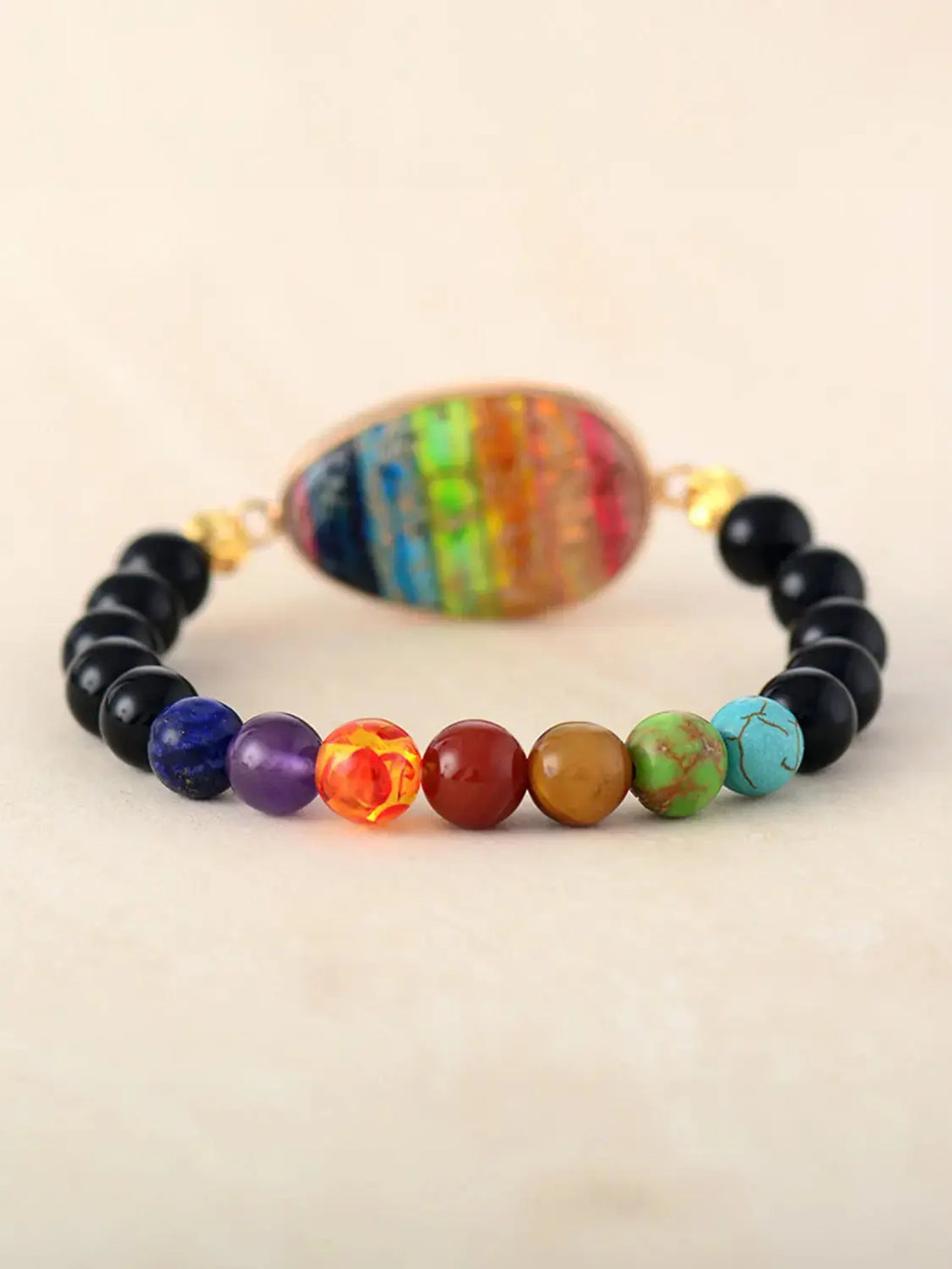 Lovcia Geometrical Shape Beaded Bracelet-Bracelets-Multicolor-One Size-Multicolor