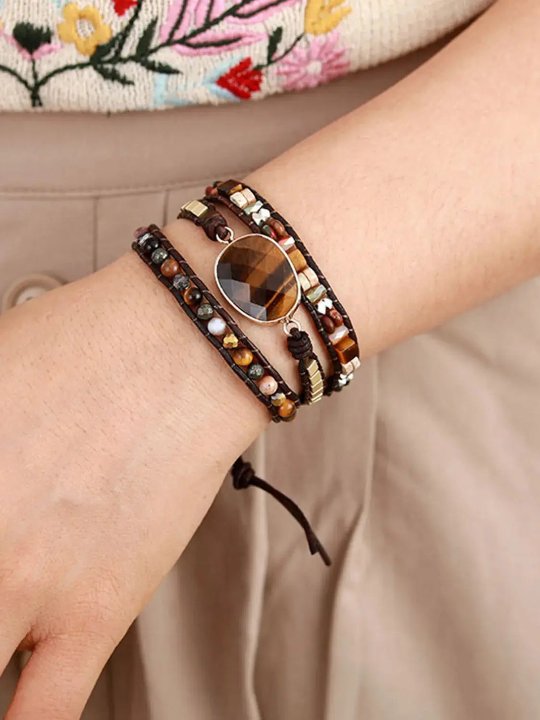 Lovcia Geometrical Shape Triple-Layer Bracelet-Bracelets-Style A-One Size-Style A