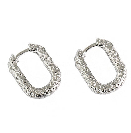 Lovcia Geometry Hollow Oval Hoop Earrings 6x10.6mm Gold-Earrings-Silver-Silver