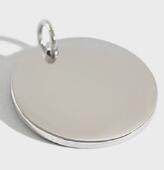 Lovcia Geometry Round 925 Sterling Silver DIY Pendant-Jewelry Making Kits-20Mm-