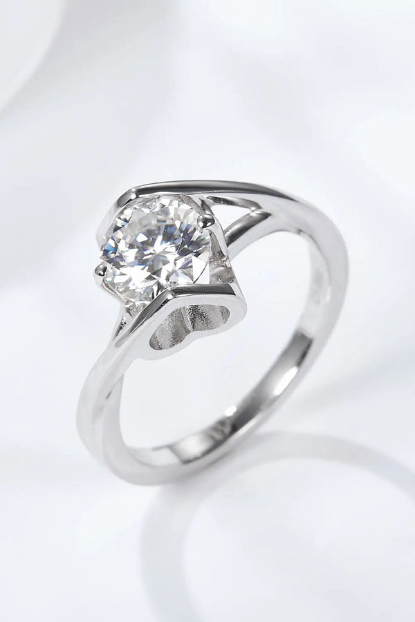 Lovcia Get What You Need 1 Carat Moissanite Ring-Rings-Silver-6-Silver