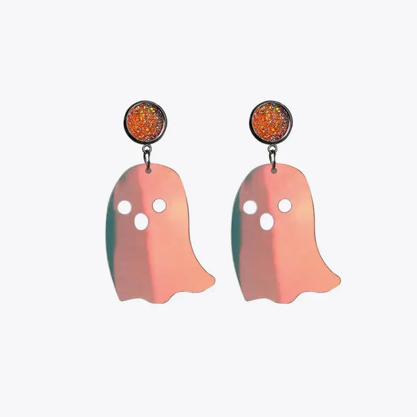 Lovcia Ghost Shape Acrylic Dangle Earrings-Earrings-Style A-One Size-Style A
