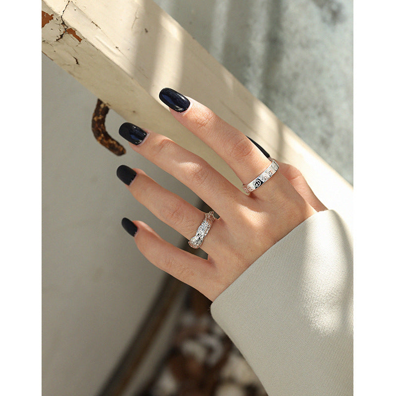 Lovcia Gift Dollars Diamond Smile Ring Gold Tone Adjustable-Rings-Yellow Gold-Yellow Gold