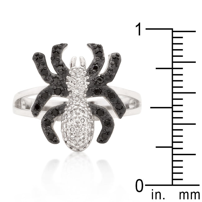 Lovcia Glamorous Cubic Zirconia Spider Statement Ring-Rings-5-5