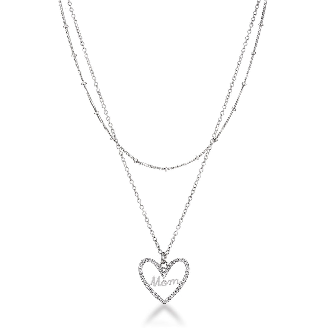 Lovcia Glamorous I Love Mom Multi-Layer Necklace-Necklaces-
