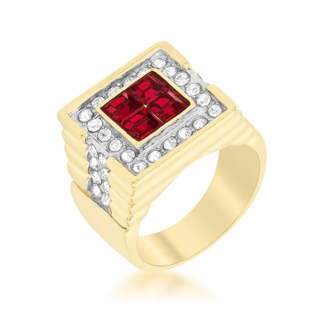 Lovcia Glamour Layers Crystal Princess Ring-Rings-8-8