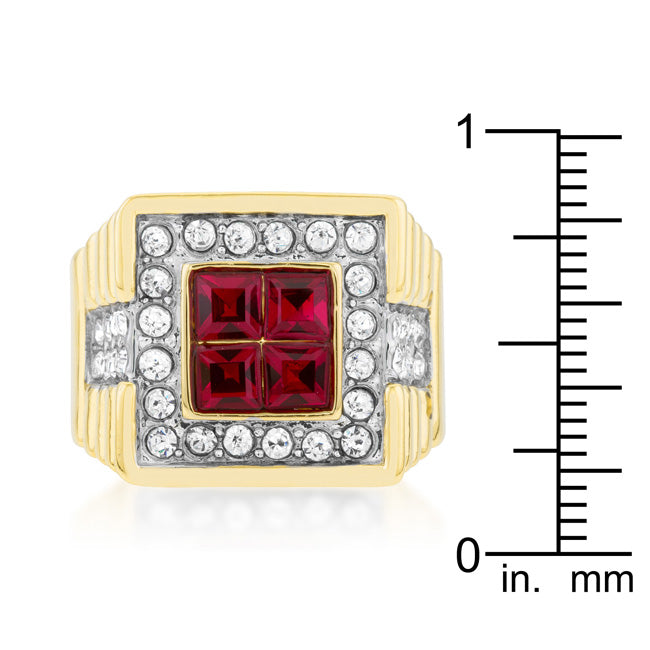Lovcia Glamour Layers Crystal Princess Ring-Rings-8-8