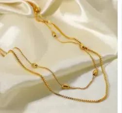 Lovcia Gleaming Gold Empress Necklace - Elegant Fashion Jewellery for Women-Necklaces-Gold-Gold