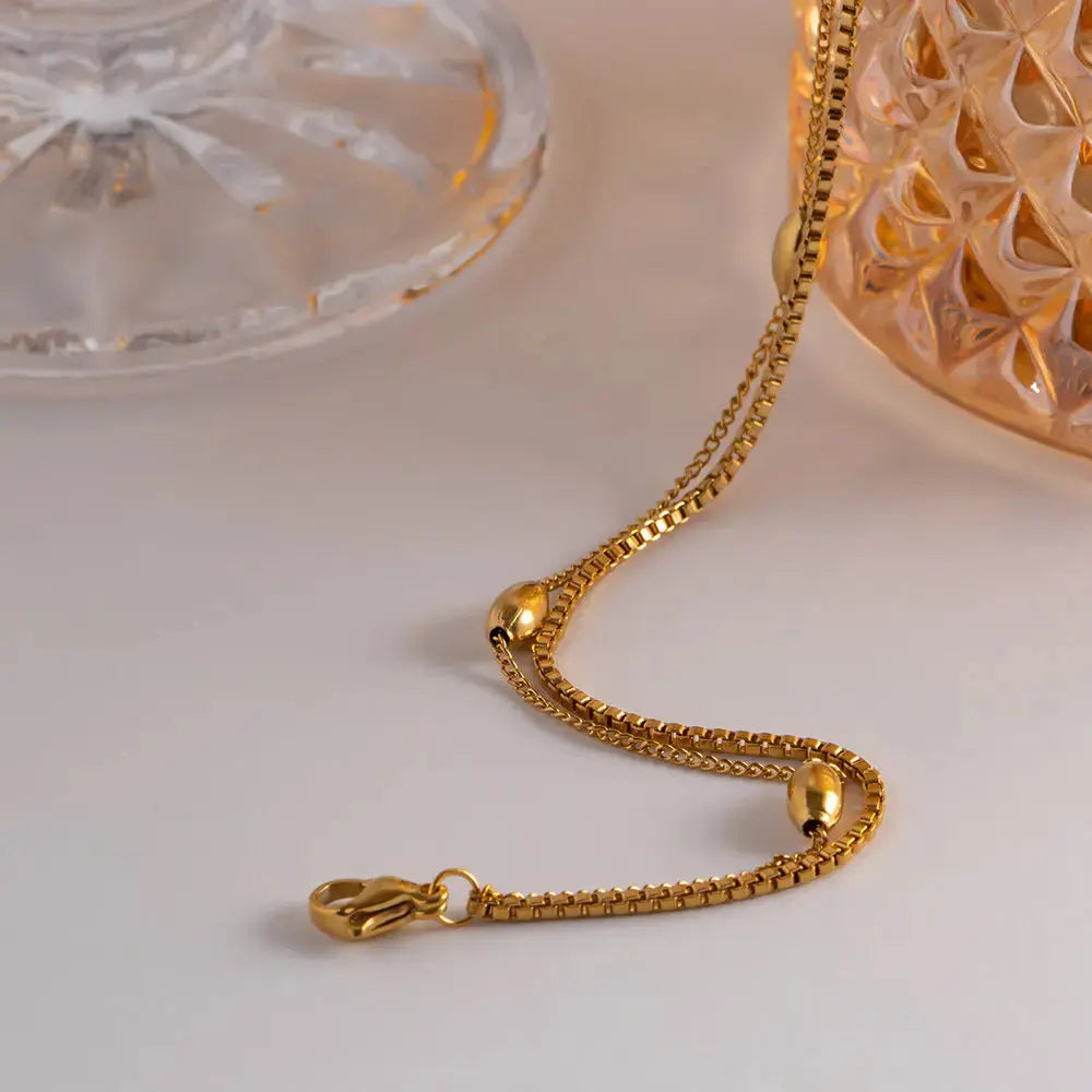 Lovcia Gleaming Gold Empress Necklace - Elegant Fashion Jewellery for Women-Necklaces-Gold-Gold
