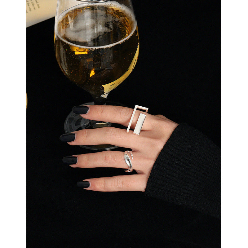 Lovcia Gold 925 Sterling Silver Adjustable Open Size Ring-Rings-Yellow Gold-Yellow Gold