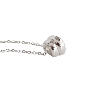 Lovcia Gold 925 Sterling Silver Conch Pendant Necklace-Necklaces-Rhodium-Rhodium