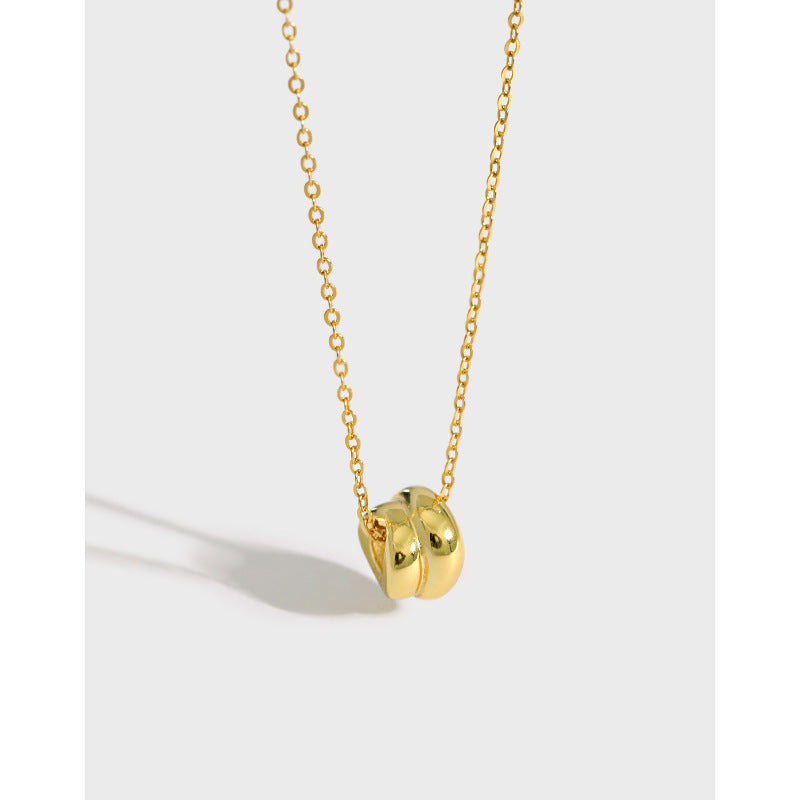 Lovcia Gold 925 Sterling Silver Conch Pendant Necklace-Necklaces-Yellow Gold-Yellow Gold