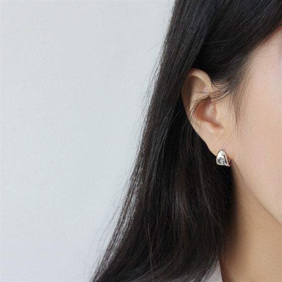 Lovcia Gold 925 Sterling Silver Leverback Earrings 8.6mm-Earrings-Yellow Gold-Yellow Gold