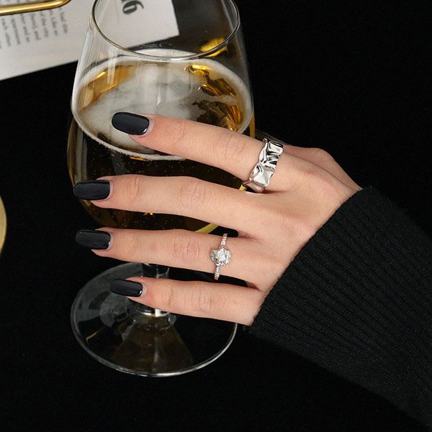Lovcia Gold Adjustable 925 Sterling Silver Open Ring-Rings-Yellow Gold-Yellow Gold