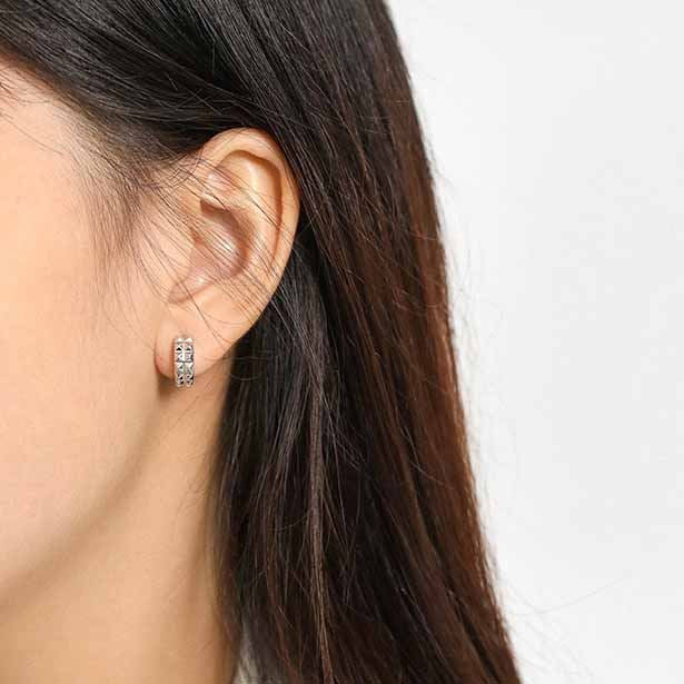 Lovcia Gold Circle 925 Sterling Silver Huggie Hoop Earrings-Earrings-Yellow Gold-Yellow Gold