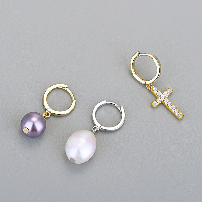 Lovcia Gold Earring Hoops DIY Settings Kit Heart Charms-Jewelry Making Kits-#10 & Yellow Gold-#10 & Yellow Gold